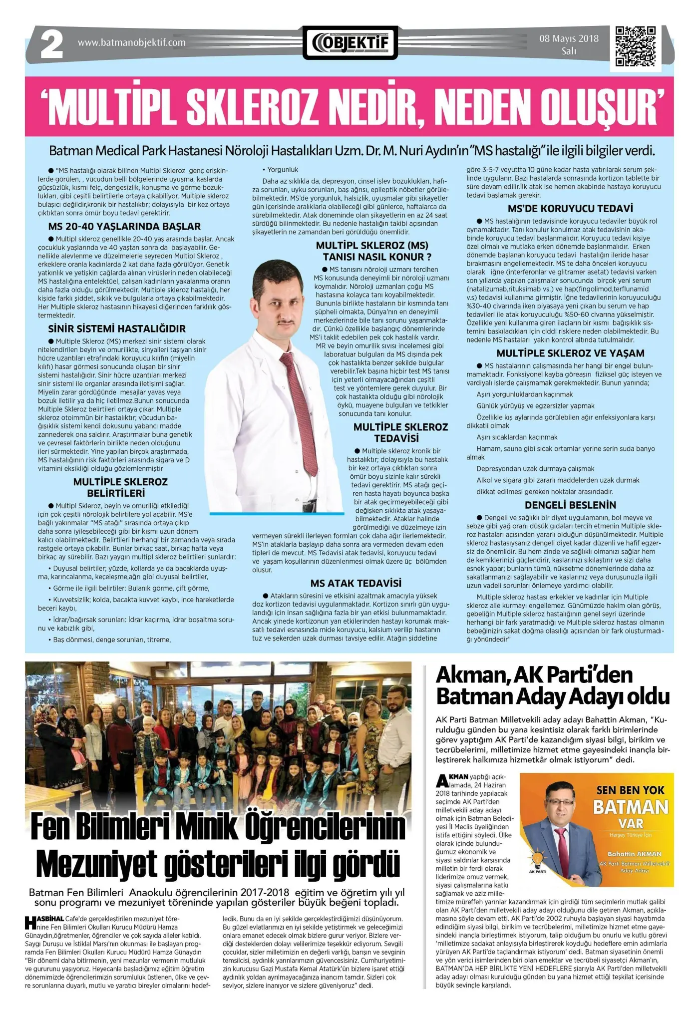 07.05.2018 tarihli sayı, 2. sayfa