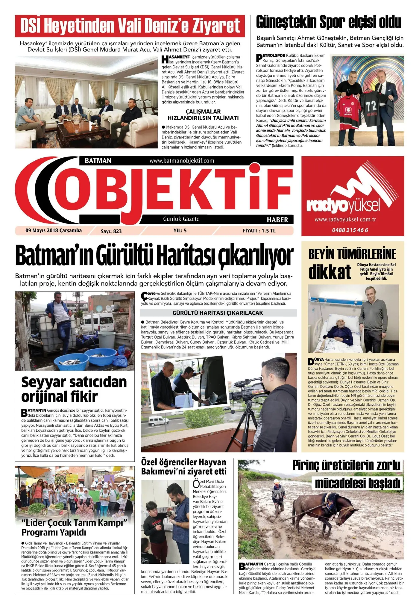 08.05.2018 tarihli sayı, 1. sayfa
