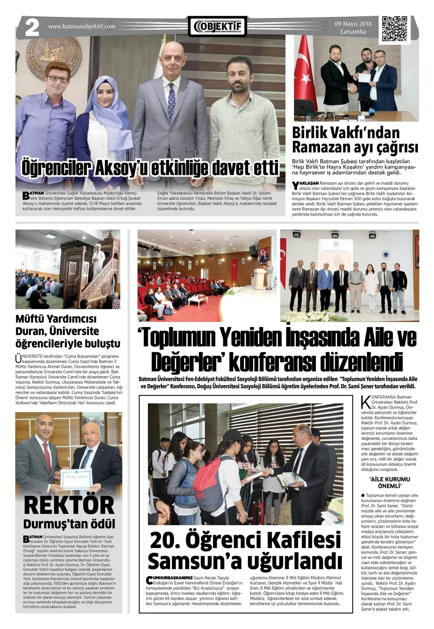 08.05.2018 tarihli sayı, 2. sayfa