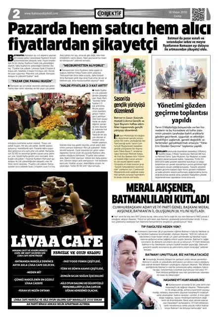 17.05.2018 tarihli sayı, 2. sayfa