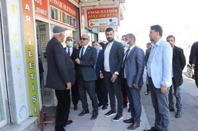 Başkan Polat esnaf ziyaretinde