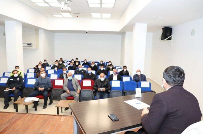 Öztürk han ve ticaret merkezi hak sahipleriyle buluştu