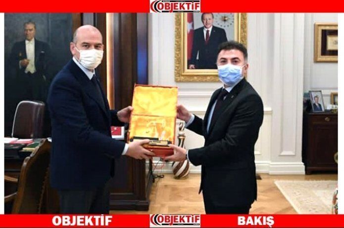Rektör Demir, Bakan Soylu’yu ziyaret etti