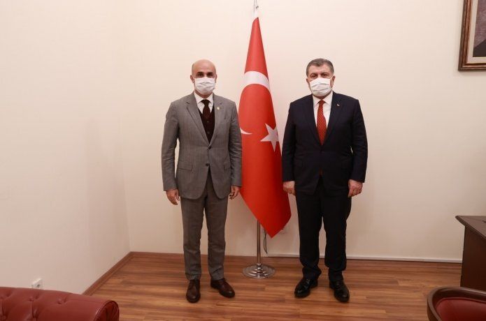 Özdemir, Sağlık Bakanı ile görüştü