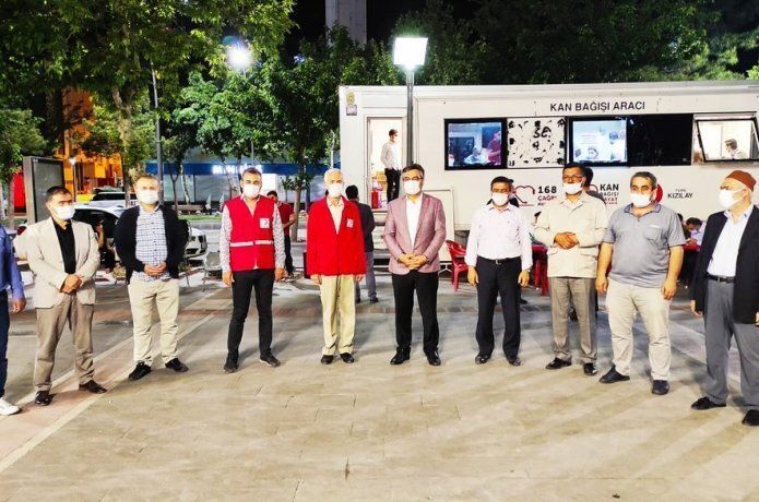 Müftülük Personeli ve Din görevlilerinden Kan bağışı