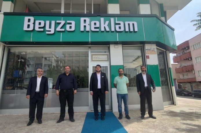 “HÜDA PAR’dan reklamcı esnafına ziyaret”