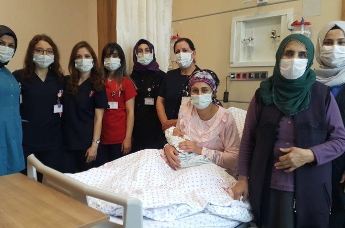 Doğum için Batman eğitim ve araştırma Hastanesi’ni tercih etti
