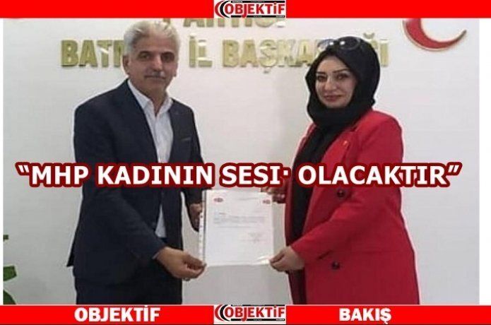MHP kadın kollarına kaya atandı