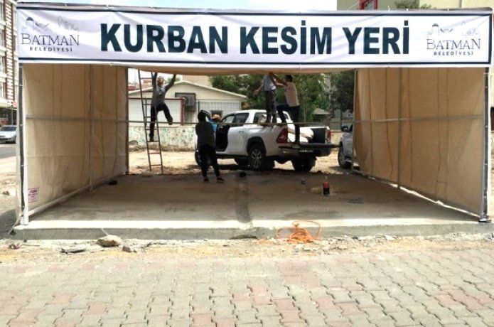 Batman'da kurban kesim yerleri belli oldu