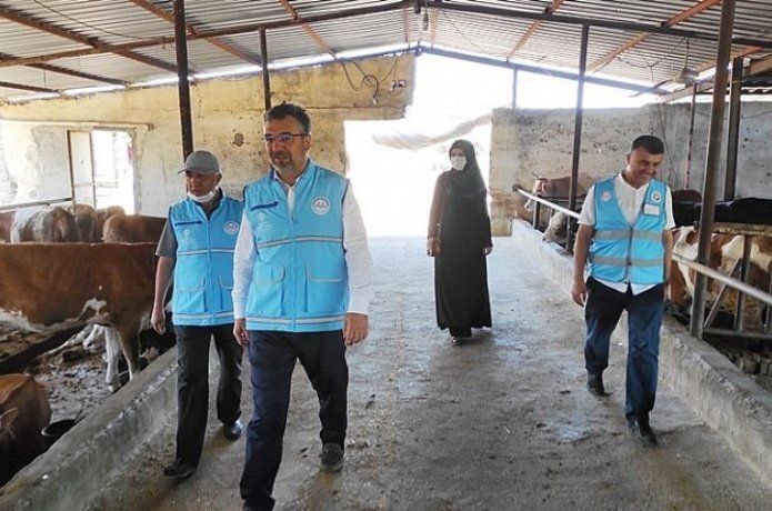 Müftülük kurban eti dağıttı