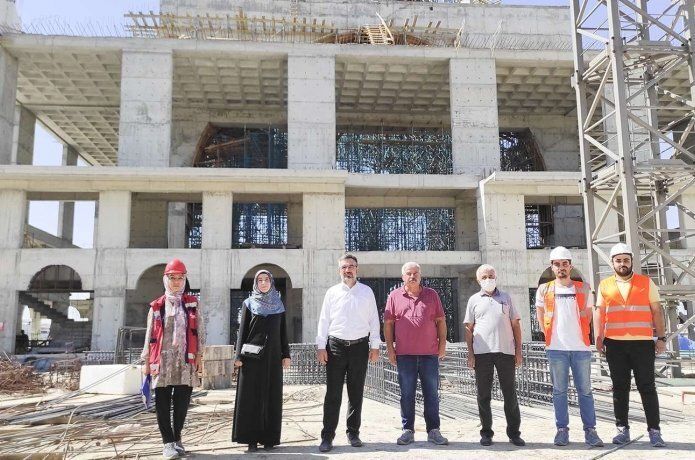 Güneydoğu’nun en büyük cami ve külliyesinin yapımı sürüyor