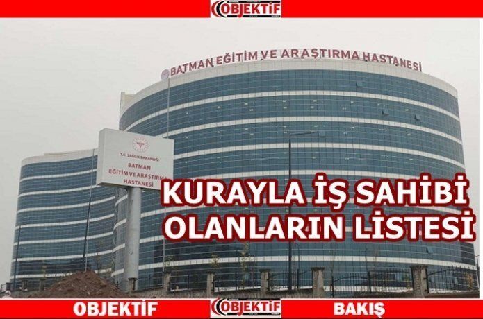 Hastaneye alınacak olan personel için kura çekildi