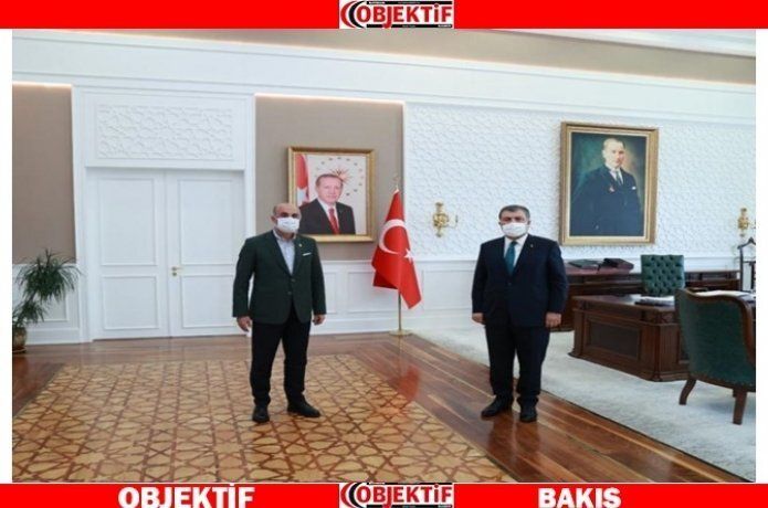 Özdemir, Şehir Hastanesini Sağlık Bakanı ile görüştü