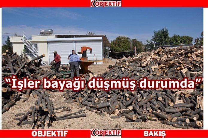 Oduncu esnafının kış mesaisi başladı