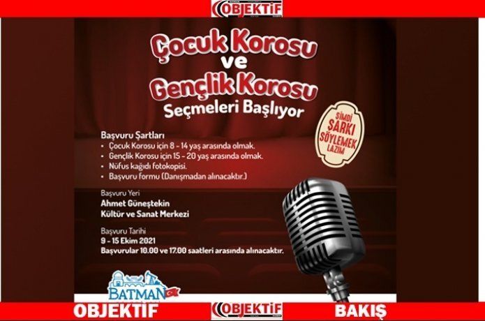 Belediye’den çocuk korosu