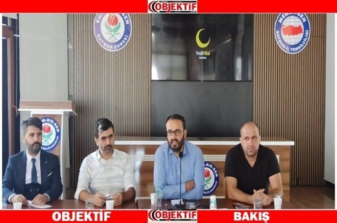 Yedihilal genel başkanı batmandaydı