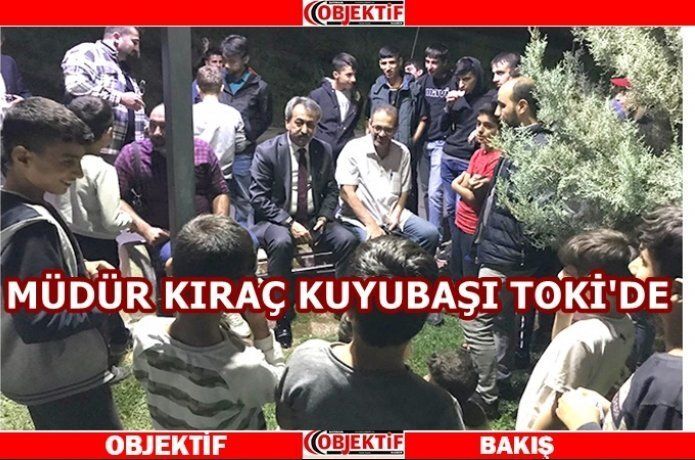 Müdür Köroğlu Kıraç gençlerle