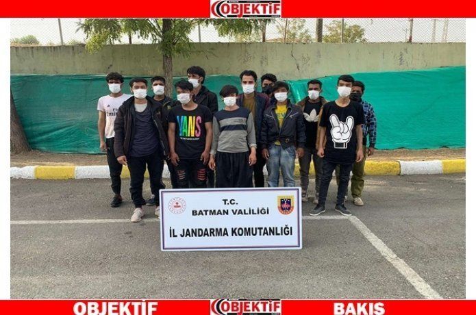 12 göçmen yakalandı