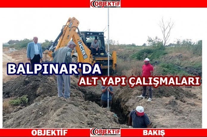 Balpınar'da çalışmalar başladı