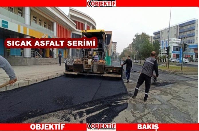 Barış Bulvarı asfaltlanıyor