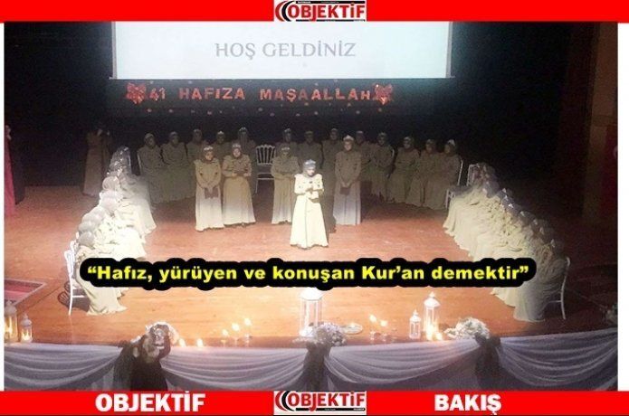 "Hafızlık icazet merasimi"