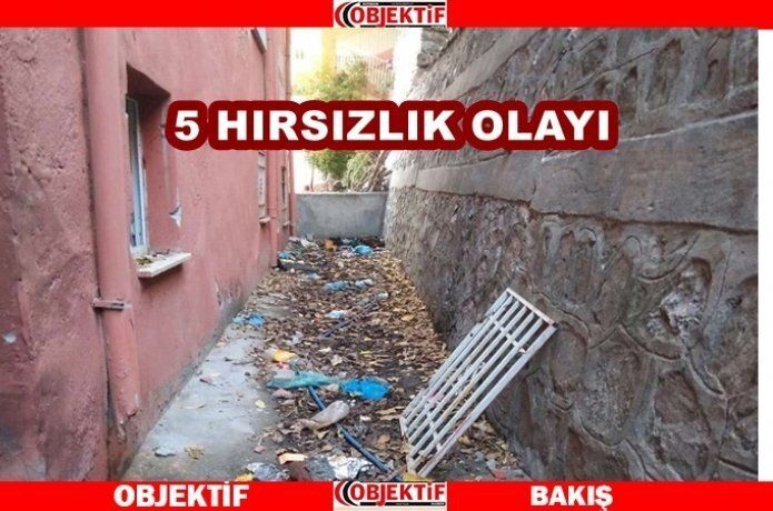 Hırsızlık olayları tedirgin ediyor