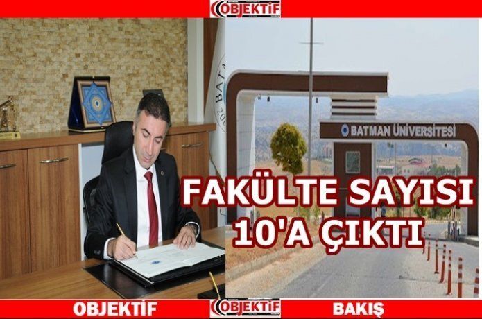 Rektör Demir'den yeni fakülte müjdesi