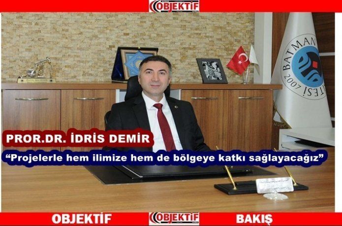 Rektör Demir "bilgimizi enerjiye dönüştürmeliyiz"