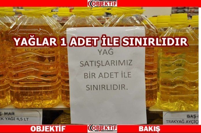 Yağ satısşı sınırlandı