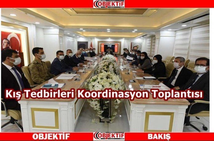 "Kış tedbirleri" toplantısı
