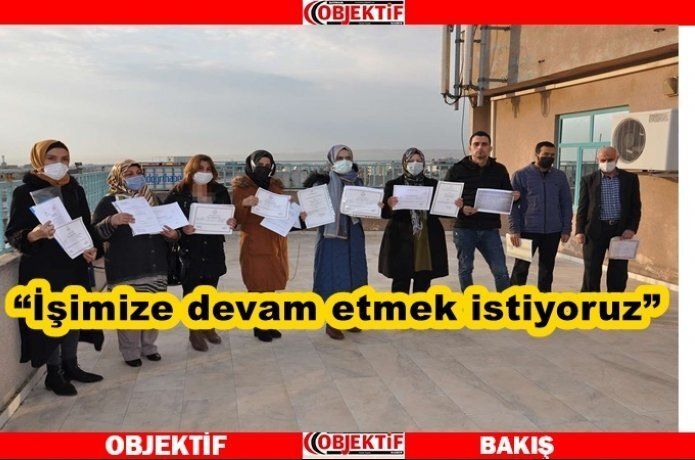 Suriyeli eğitimciler "hakkımızı istiyoruz"