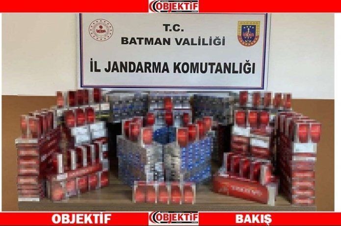 Kontrolde kaçak sigara ele geçirildi