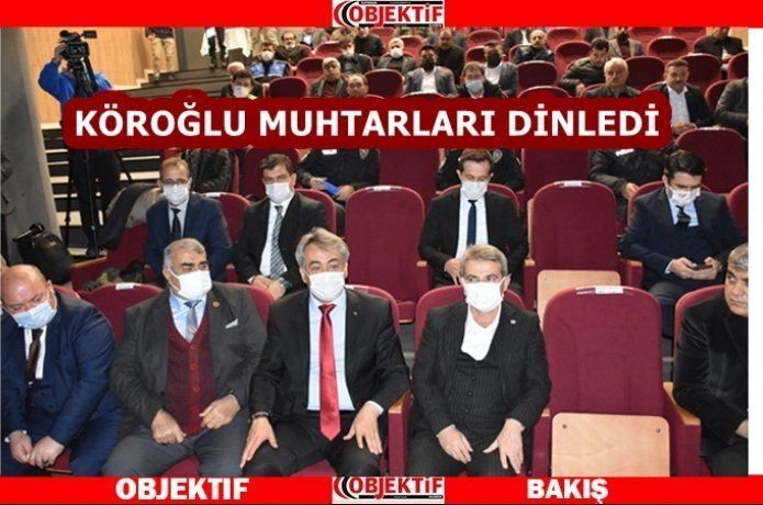 Köroğlu Kıraç muhtarlarla