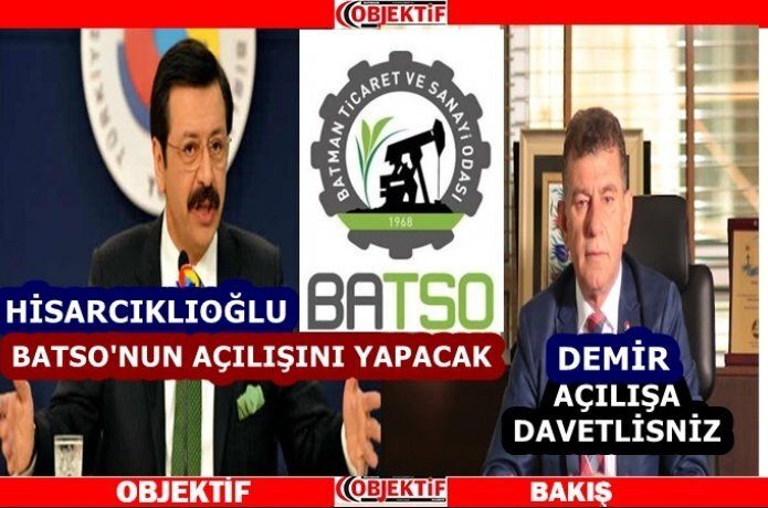 Hisarcıklıoğlu BATSO'nun açılışını yapacak