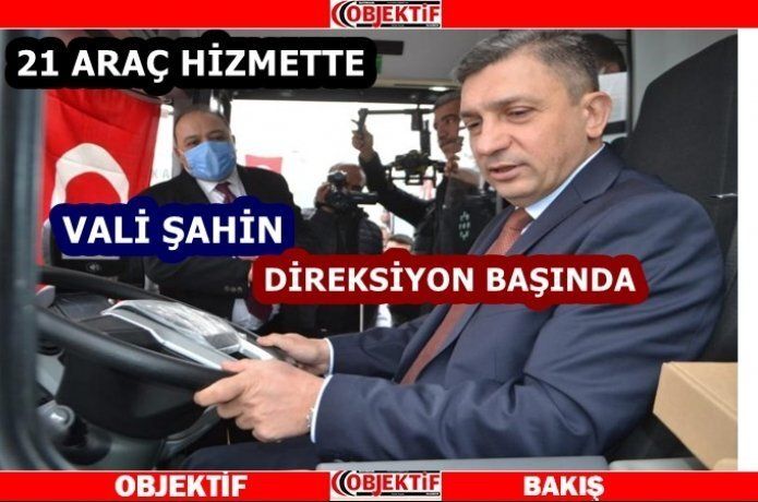 Araç filosuna 21 araç eklendi