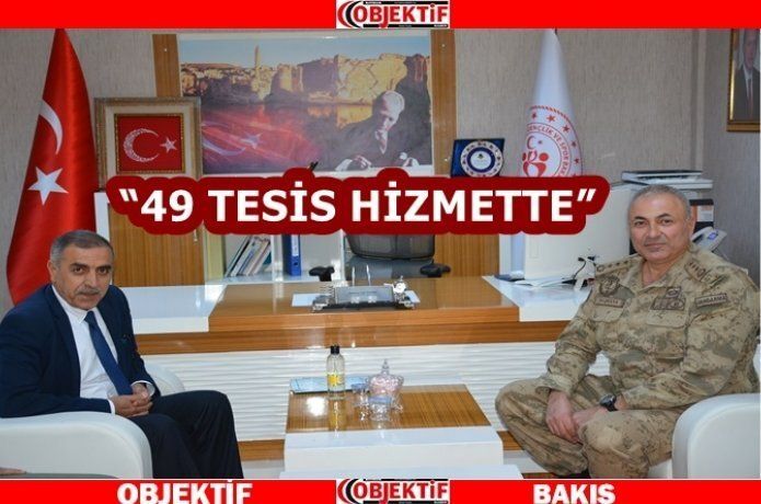 Komutan Başkaya’dan, Özperk’e ziyaret