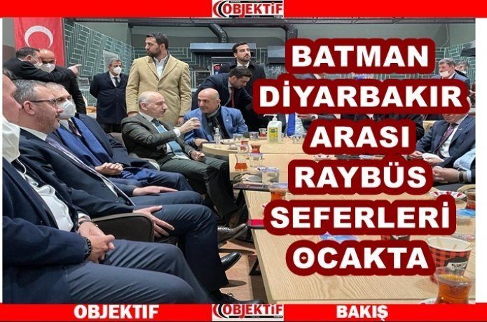 Özdemir "raybus seferleri Ocak ayında"