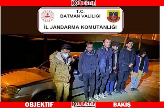 5 göçmen yakalandı