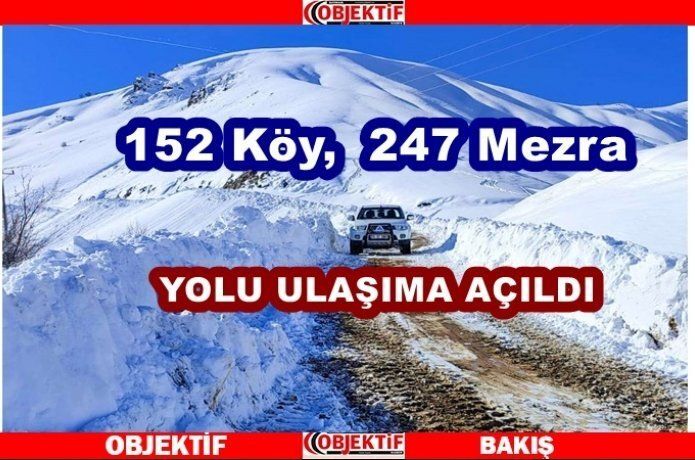 Kapanan yolların tümü açıldı