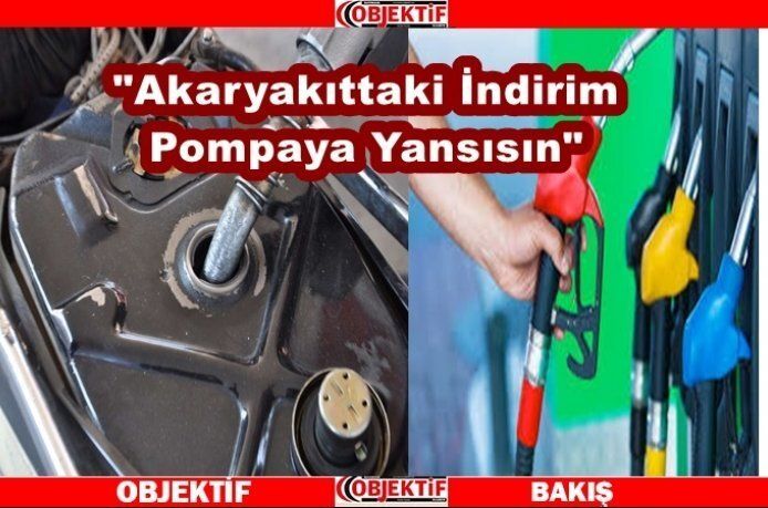 Akaryakıt indirimine engel