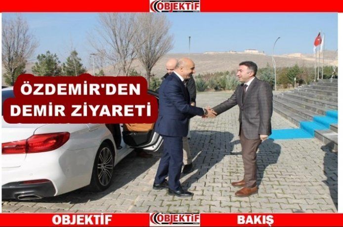 Milletvekili Özdemir, Rektör Demir'i ziyaret etti
