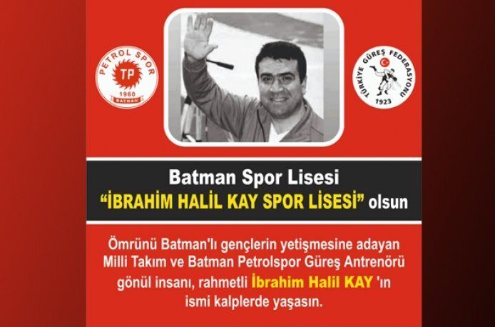 “Adı spor Lisesi’ne verilsin”
