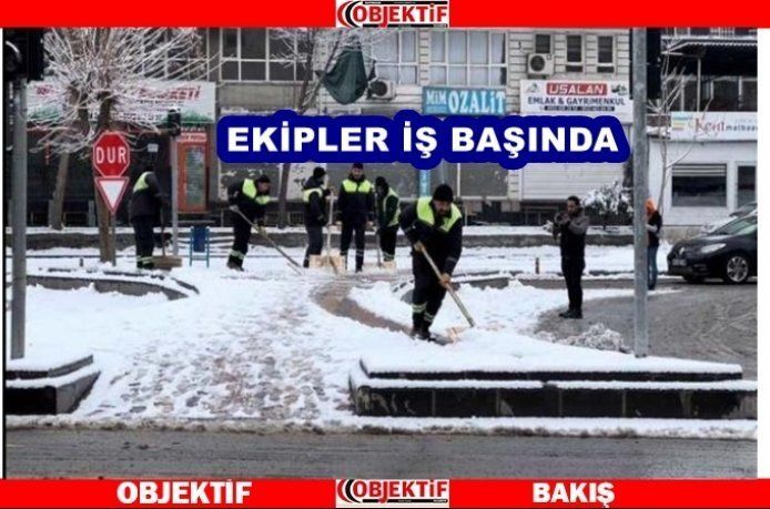 Karla mücadele kesintisiz devam ediyor
