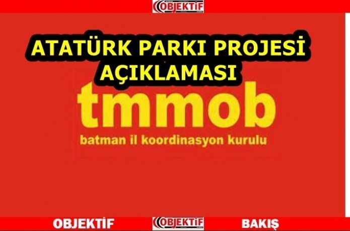 TMMOB’dan ‘proje’ açıklaması