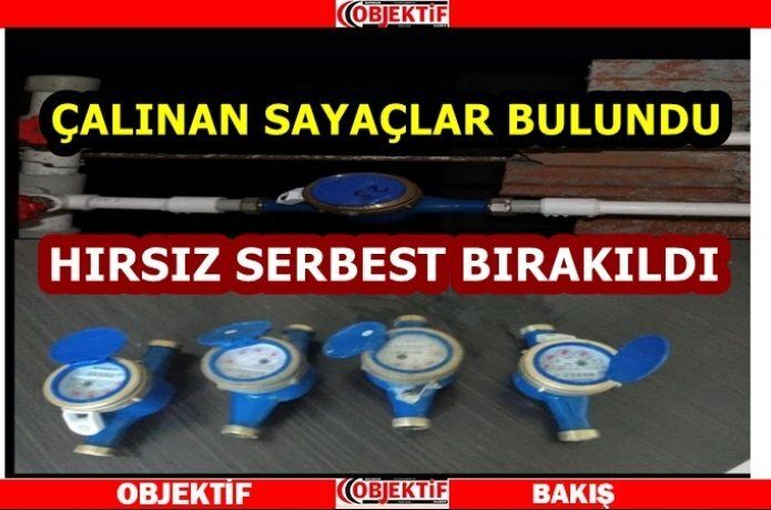 Sayaç hırsızı yakalndı