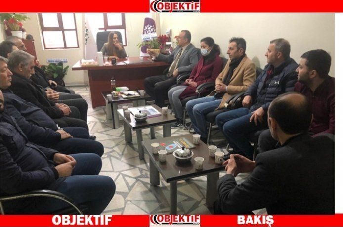 CHP il yönetiminden HDP’ye ziyaret