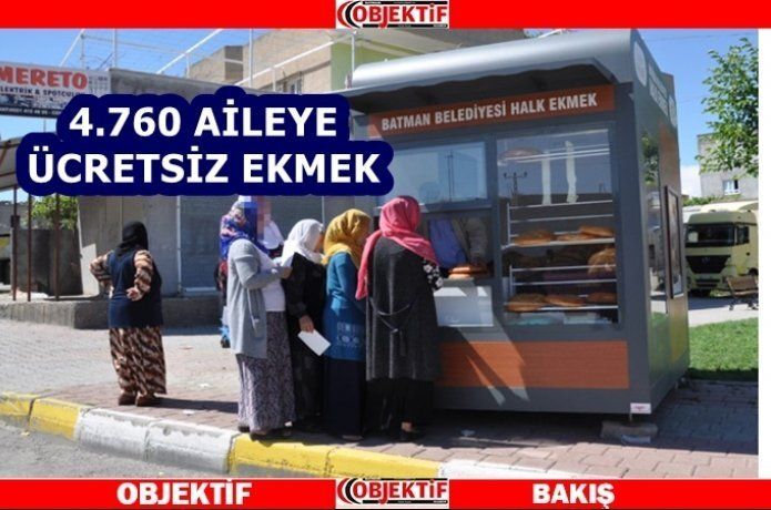 Günlük 27 bin ücretsiz ekmek!