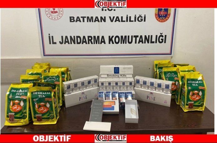 Kaçak mallar yakalandı
