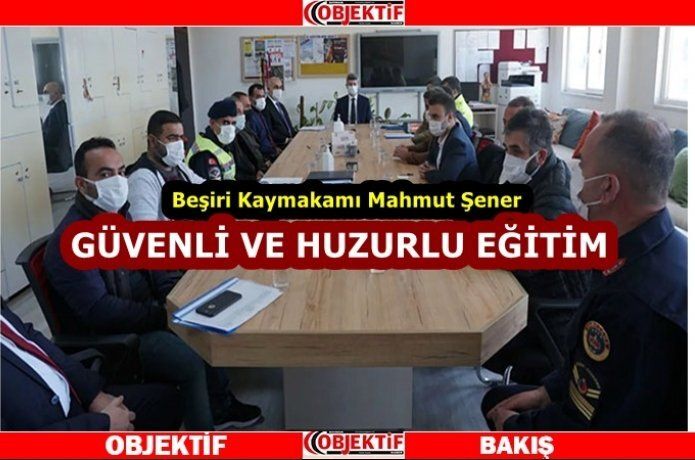Eğitim güvenliği konuşuldu