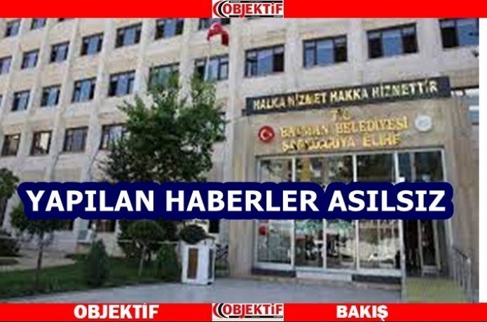 Belediye "iddialar asılsız"